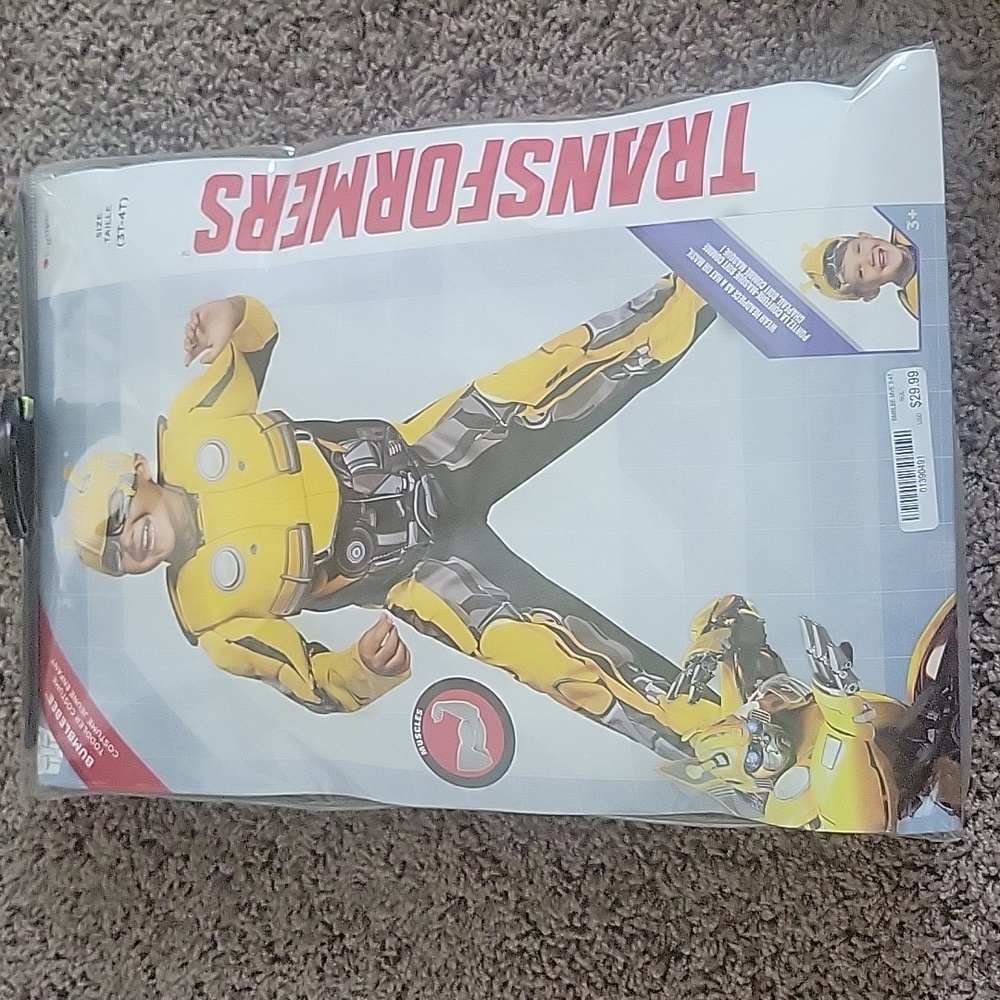 Transformers bumblebee costume kids